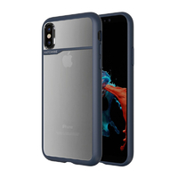 Matchnine iPhone XS/X用ケース BOIDO ネイビーブルー(ハーフミラー) MN89184I8
