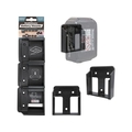 ステルスマウント/バッテリーマウントマキタ18V用 6個入り ブラックBM-MK18-6 FC907XG-6826510