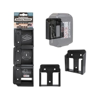 ステルスマウント/バッテリーマウントマキタ18V用 6個入り ブラックBM-MK18-6 FC907XG-6826510