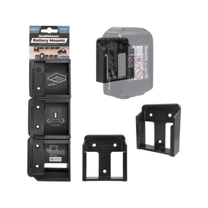 ステルスマウント/バッテリーマウントマキタ18V用 6個入り ブラックBM-MK18-6 FC907XG-6826510-イメージ1