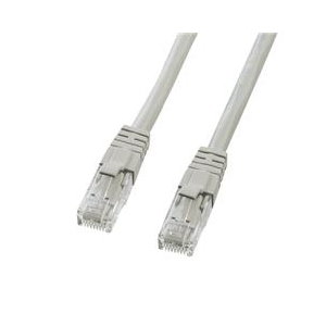 サンワサプライ カテゴリ6UTPクロスケーブル(5m) ライトグレー KB-T6L-05CK-イメージ1