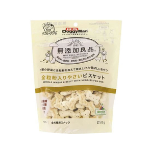 ドギーマン 無添加良品 全粒粉入りやさいビスケット 250g FCC9218-イメージ1