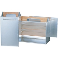 エムテートリマツ アルミ出前箱 横型 8ヶ入 FCM8313-019037007