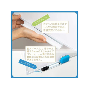 サンケーキコム 樹脂枠ホワイトボード月予定450×600mm FC581PU-WB-6045-MT-イメージ5