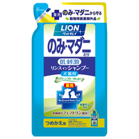 ライオン のみ・マダニとり リンスインシャンプー 犬猫用 グリーンフローラルの香り つめかえ用 400ml PKﾉﾐﾄﾘSPｸﾞﾘ-ﾝﾂﾒｶｴ400ML