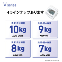 AQUA AQW-V7R(W) 7．0kgインバーター全自動洗濯機 ホワイト