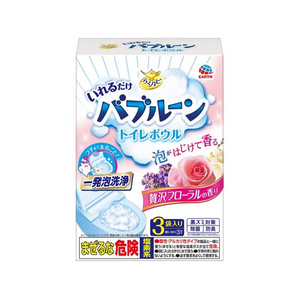 アース製薬 いれるだけバブルーントイレボウル 贅沢フローラル 3袋 FC094TF-イメージ1