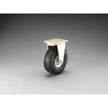 エスコ キャスター 固定金具 空気入車輪 420mm FCY9223-EA986KD-420
