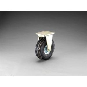 エスコ キャスター 固定金具 空気入車輪 420mm FCY9223-EA986KD-420-イメージ1