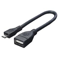 変換名人 USB2．0 A(メス)→micro(オス)ケーブル(20cm) USBAB-MCA20