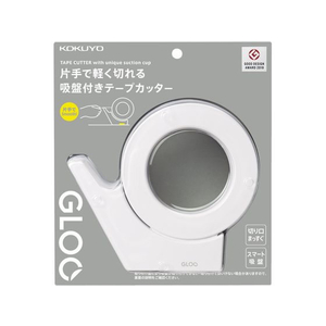 コクヨ グルー テープカッター 吸盤ハンディタイプ・大巻き F042397-T-GM500W-イメージ1