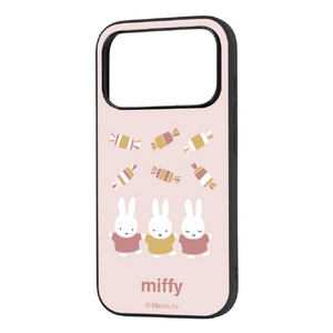 レイ・アウト iPhone 18 Pro用 / 17 Pro用 / ミッフィー / maru 衝撃吸収 バンパー ハイブリッドケース / ミッフィー_キャンディ RJ-BP58K4TB/MF103-イメージ1
