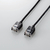 エレコム Cat6A LANケーブル(1．0m) ブラック LD-GPASS/BK1-イメージ2
