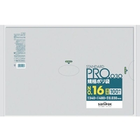 日本サニパック スタンダードポリ袋16号(0.03mm) FC993FV-4036310