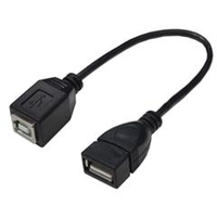 変換名人 USB2．0 A(メス)→B(メス)ケーブル(20cm) USBAB-BB20
