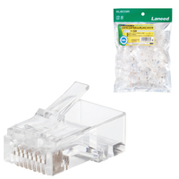 エレコム Cat6A用コネクタ 100個入り LD-6RJ45T100