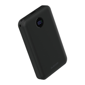 エレコム 残量表示機能付きモバイルバッテリー(10000mAh/22．5W) ブラック DE-C76-10000BK-イメージ2