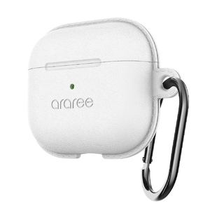 araree AirPods (第3世代)用ケース シリコン silicon case POPS White AR22186AP3WH-イメージ1