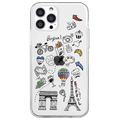 Dparks iPhone 13 Pro用ソフトクリアケース I LOVE PARIS DS21186I13P