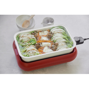 recolte ホットプレート専用セラミックスチーム深鍋 RHP-1CS-イメージ9