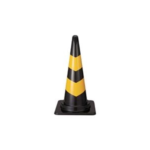 トラスコ中山 TRUSCO　トラコーン　幅380mmX高さ700mm　イエロー／ブラック TCC-YB-イメージ1