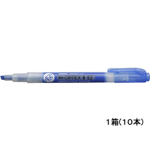 ゼブラ 蛍光オプテックス1 EZ ダークブルー 10本 1箱(10本) F883581-WKS11-DB-イメージ1