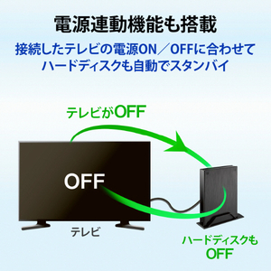 I・Oデータ テレビ録画用ハードディスク 1TB トロッカ HDPL-UTA1KB-イメージ7