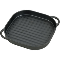 パール金属 鉄鋳物製グリルプレート ウェーブ FC843NM-HB-6220