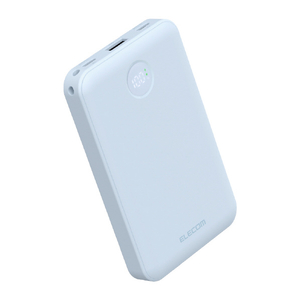 エレコム 残量表示機能付きモバイルバッテリー(10000mAh/22．5W) ブルー DE-C76-10000BU-イメージ2