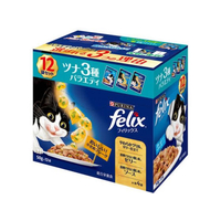 ネスレピュリナペットケア フィリックスパウチ 成猫 ツナ3種バラエティ 50g×12袋 FC531NP