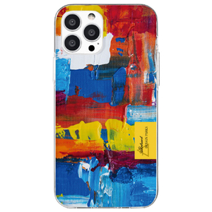 Dparks iPhone 13 Pro用ソフトケース Painting Blending POP DS21187I13P-イメージ1