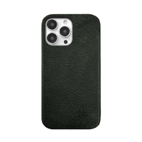 ABBI SIGNATURE iPhone 15 Pro用VINTAGE イタリアンレザー MagSafe対応バックカバー グリーン ABS26187I15PR
