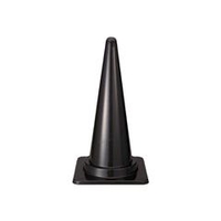 トラスコ中山 TRUSCO　カラーコーン　幅380mmX高さ700mm　ブラック TCC-BK
