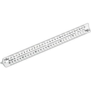 新潟精機 三角スケール 快段目盛 建築士用 15cm FC716NJ-TSB-15KD-イメージ1