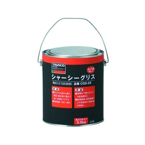 トラスコ中山 シャーシーグリス #1 2.5Kg No.12.5オレンジ2.87L缶 FC320EU-1230930-イメージ1