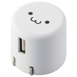 エレコム コンパクトAC充電器(1A/Aポート×1) ホワイトフェイス MPA-ACU07WF エレコム コンパクトAC充電器(1A/Aポート×1) ホワイトフェイス MPA-ACU07WF