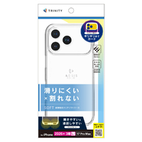 トリニティ iPhone 18 Pro Max用 / 17 Pro Max用  [Aegis Solid] 超精密設計フルカバーTPUケース クリア TR-IP26L3-AGSL-CL