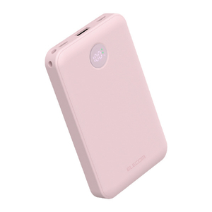 エレコム 残量表示機能付きモバイルバッテリー(10000mAh/22．5W) ピンク DE-C76-10000PN-イメージ2
