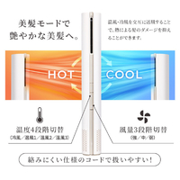 QUADS BSR004-WH ヘアドライヤー BISARA STICK(ビサラ
