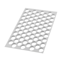 thermohauser/TH クッキーカッティングシート 47511 菊型 72ヶ取 FC447LU-7143600
