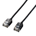 エレコム Cat6A LANケーブル(3．0m) ブラック LD-GPASS/BK3
