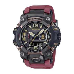 カシオ ソーラー電波腕時計 G-SHOCK Master of G MUDMASTER ブラック/レッド GWG-B1000-1A4JF-イメージ1