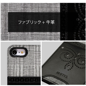 STI:L iPhone SE(第3世代)/SE(第2世代)/8/7用GENTLEMAN BROGUE ブラック ST8189I7-イメージ11
