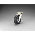 エスコ キャスター 自在金具 空気入車輪 420mm FCY9227-EA986KE-420