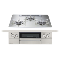 パロマ 【都市ガス用】 ビルトインガスコンロ フェイシスグランド シャインシルバー PD-893WT-U60GH 12A13A