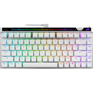 ASUS ROG Falchion Ace 75 HE Gaming Keyboard White ホワイト ROGFALCHION75HEHFX2XWH-イメージ1