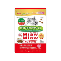 アイシア MiawMiaw カリカリ小粒 シニア猫用 まぐろ味 580g FC871PM-MDM-5