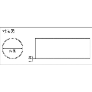 トラスコ 熱収縮チューブ 収縮率２：１ 赤 (１個入) TRUSCO 熱収縮チューブ (標準タイプ・小分けパック) TRP84-40-2MR-イメージ2