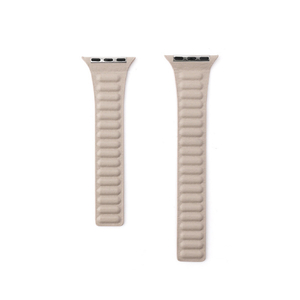 WEARPLANET Apple Watch 49/46/45/44/42mm用Slim Line マグネットリンクバンド Cream Taupe WP23189AWCR-イメージ2