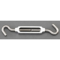 エスコ ターンバックル Hook&Hook アルミ・ステンレス製 12.2mm FCY8423-EA638KE-23